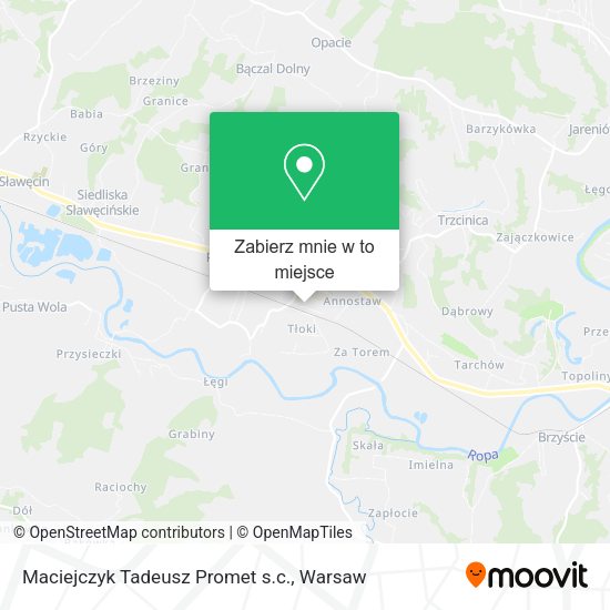 Mapa Maciejczyk Tadeusz Promet s.c.