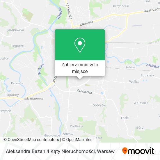 Mapa Aleksandra Bazan 4 Kąty Nieruchomości