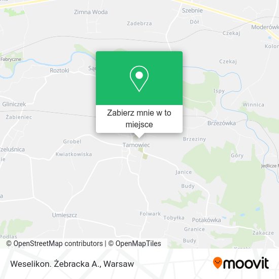 Mapa Weselikon. Żebracka A.