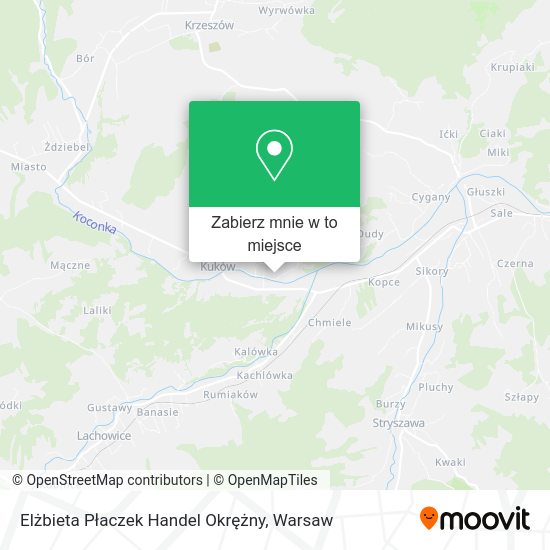 Mapa Elżbieta Płaczek Handel Okrężny