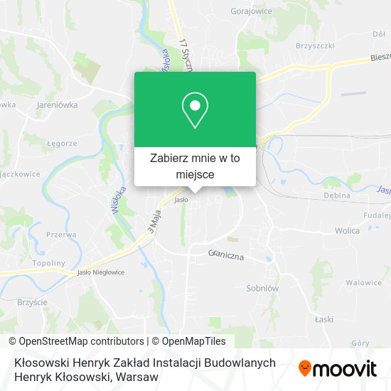 Mapa Kłosowski Henryk Zakład Instalacji Budowlanych Henryk Kłosowski