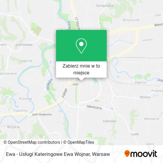 Mapa Ewa - Usługi Kateringowe Ewa Wojnar