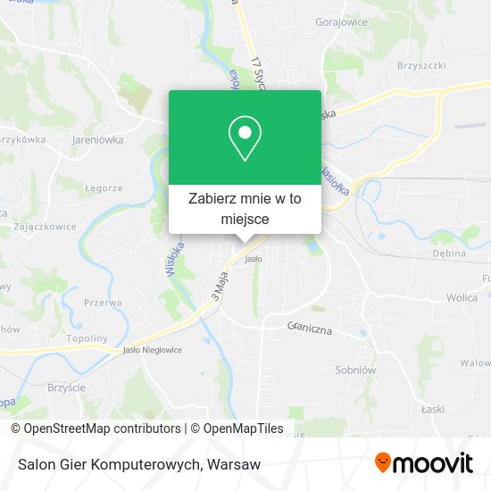 Mapa Salon Gier Komputerowych