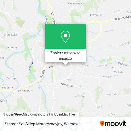 Mapa Stemar Sc. Sklep Motoryzacyjny