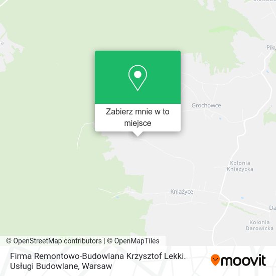 Mapa Firma Remontowo-Budowlana Krzysztof Lekki. Usługi Budowlane