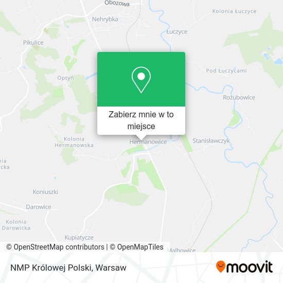 Mapa NMP Królowej Polski