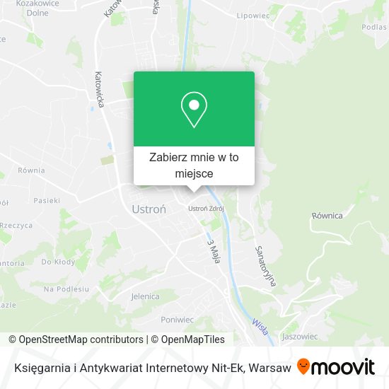 Mapa Księgarnia i Antykwariat Internetowy Nit-Ek