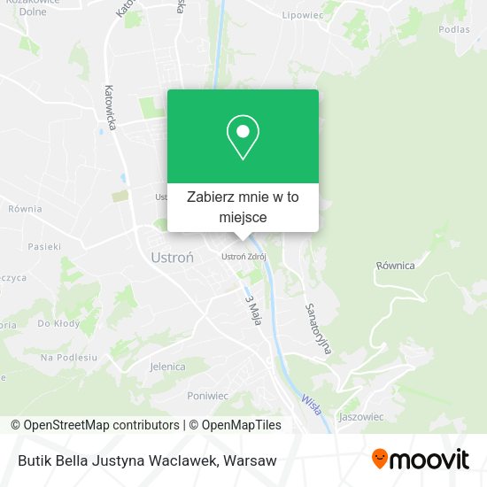 Mapa Butik Bella Justyna Waclawek