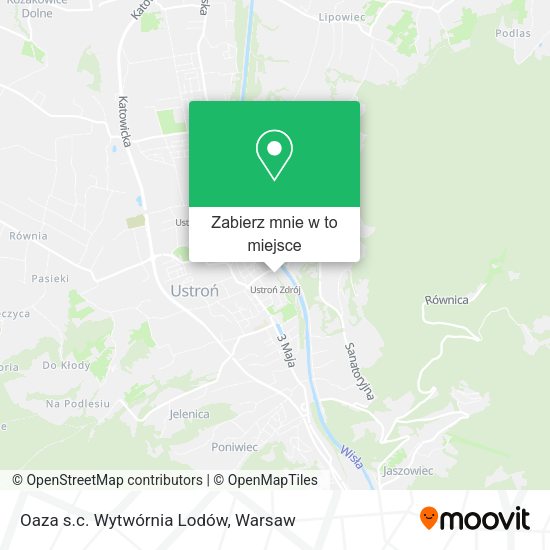 Mapa Oaza s.c. Wytwórnia Lodów