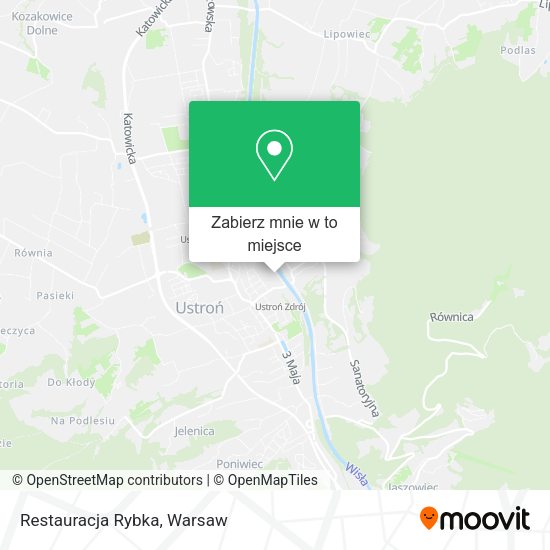 Mapa Restauracja Rybka