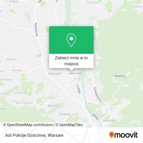 Mapa Adi Pokoje Gościnne