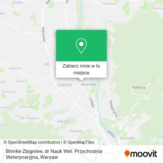 Mapa Blimke Zbigniew, dr Nauk Wet. Przychodnia Weterynaryjna