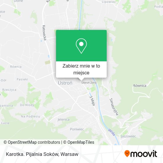 Mapa Karotka. Pijalnia Soków