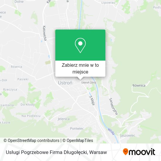 Mapa Usługi Pogrzebowe Firma Długołęcki