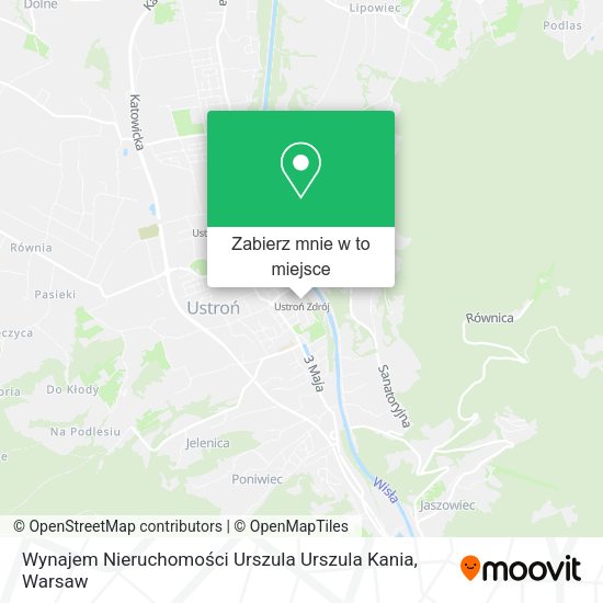 Mapa Wynajem Nieruchomości Urszula Urszula Kania