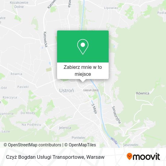 Mapa Czyż Bogdan Usługi Transportowe