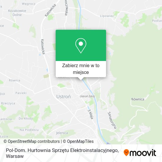 Mapa Pol-Dom. Hurtownia Sprzętu Elektroinstalacyjnego