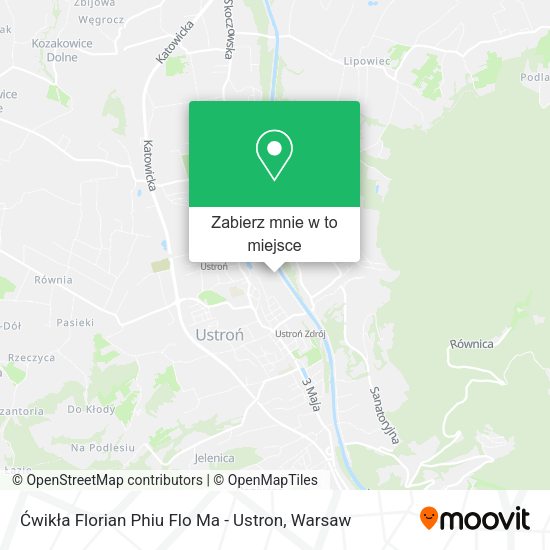 Mapa Ćwikła Florian Phiu Flo Ma - Ustron