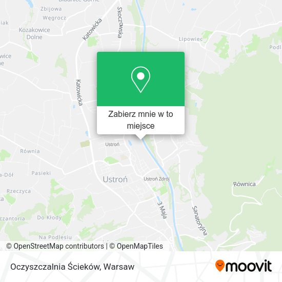 Mapa Oczyszczalnia Ścieków