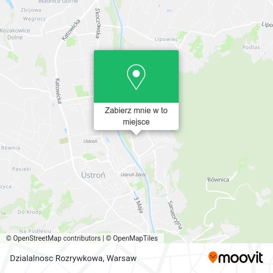 Mapa Dzialalnosc Rozrywkowa