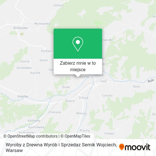 Mapa Wyroby z Drewna Wyrób i Sprzedaz Semik Wojciech