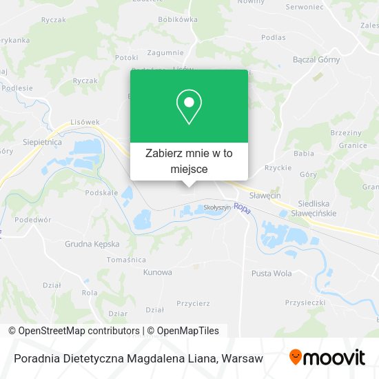 Mapa Poradnia Dietetyczna Magdalena Liana