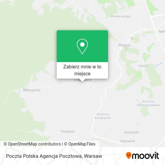 Mapa Poczta Polska Agencja Pocztowa