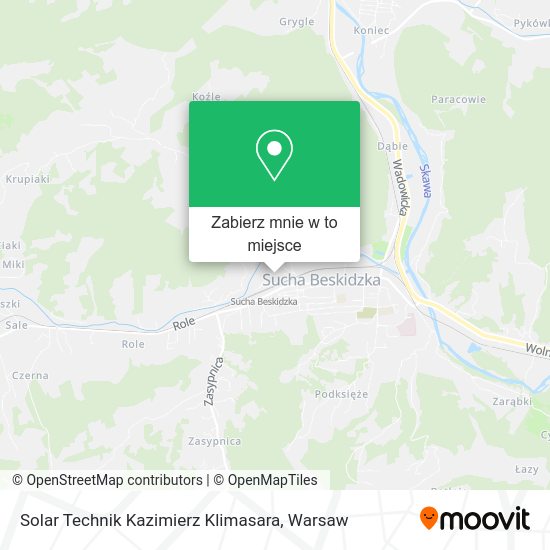 Mapa Solar Technik Kazimierz Klimasara