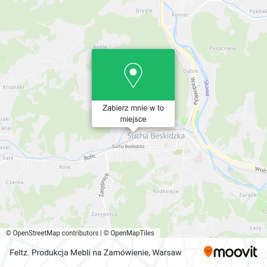 Mapa Feltz. Produkcja Mebli na Zamówienie