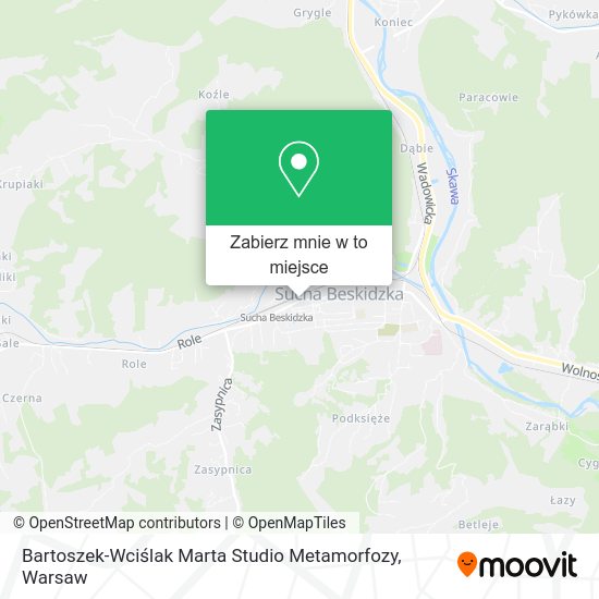 Mapa Bartoszek-Wciślak Marta Studio Metamorfozy