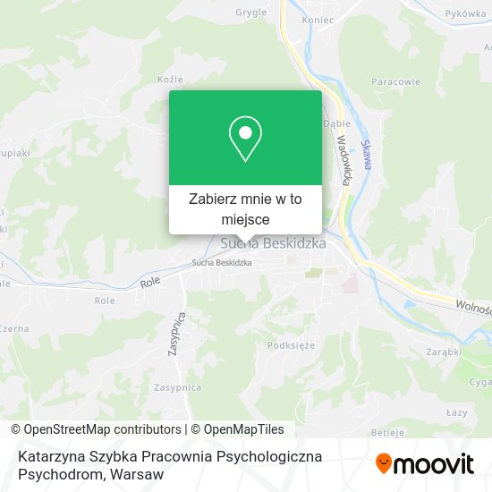 Mapa Katarzyna Szybka Pracownia Psychologiczna Psychodrom