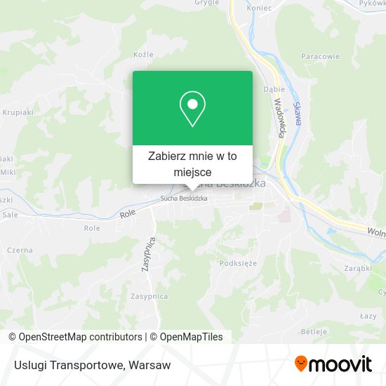 Mapa Uslugi Transportowe