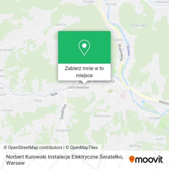 Mapa Norbert Kurowski Instalacje Elektryczne Światełko