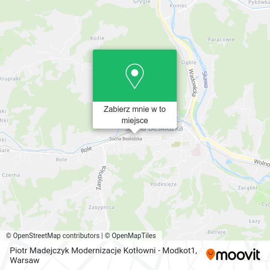 Mapa Piotr Madejczyk Modernizacje Kotłowni - Modkot1