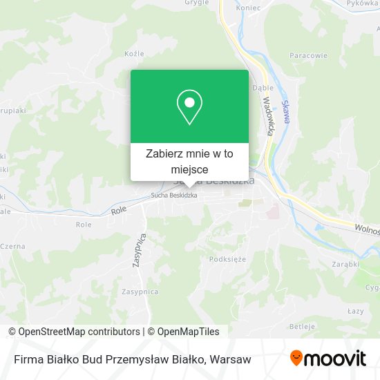 Mapa Firma Białko Bud Przemysław Białko