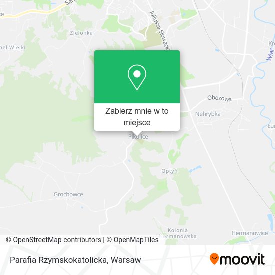 Mapa Parafia Rzymskokatolicka