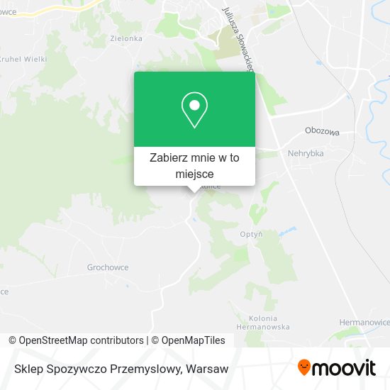 Mapa Sklep Spozywczo Przemyslowy