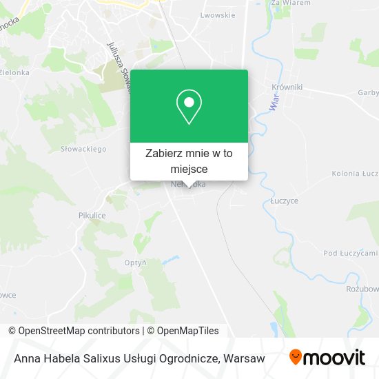 Mapa Anna Habela Salixus Usługi Ogrodnicze