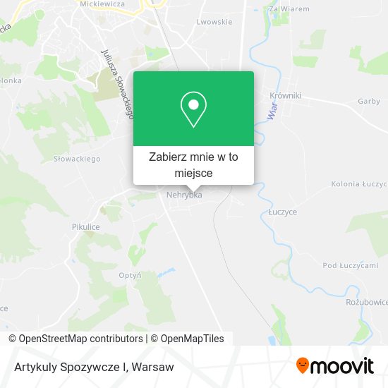 Mapa Artykuly Spozywcze I