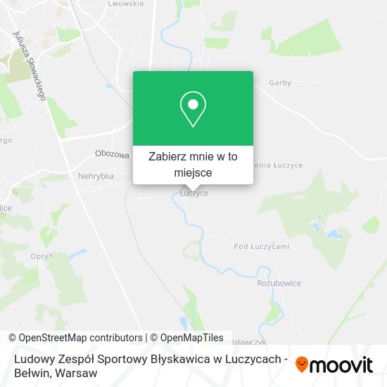 Mapa Ludowy Zespół Sportowy Błyskawica w Luczycach - Bełwin