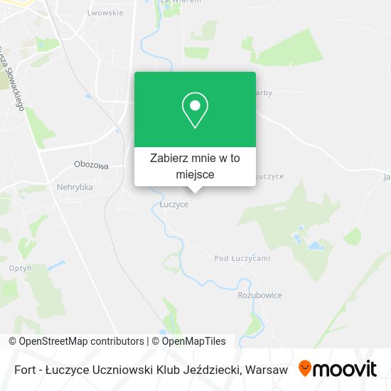 Mapa Fort - Łuczyce Uczniowski Klub Jeździecki