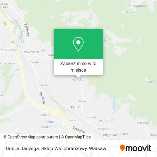 Mapa Dobija Jadwiga. Sklep Wielobranżowy