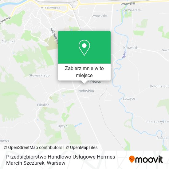 Mapa Przedsiębiorstwo Handlowo Usługowe Hermes Marcin Szczurek