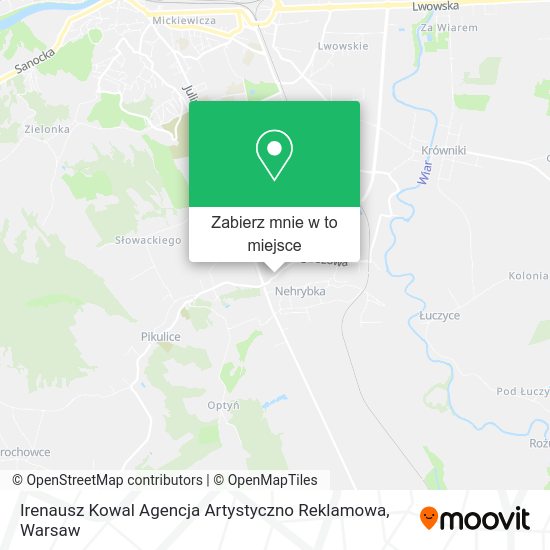 Mapa Irenausz Kowal Agencja Artystyczno Reklamowa