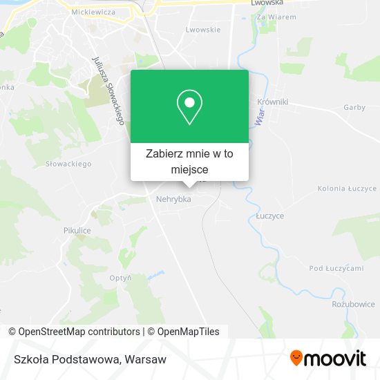 Mapa Szkoła Podstawowa