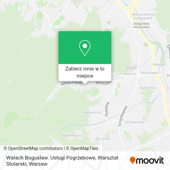 Mapa Wałach Bogusław. Usługi Pogrzebowe, Warsztat Stolarski