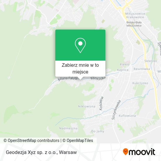 Mapa Geodezja Xyz sp. z o.o.