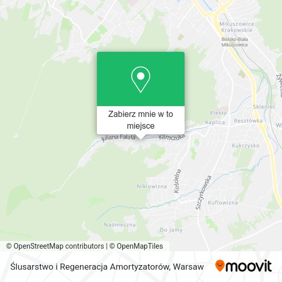 Mapa Ślusarstwo i Regeneracja Amortyzatorów