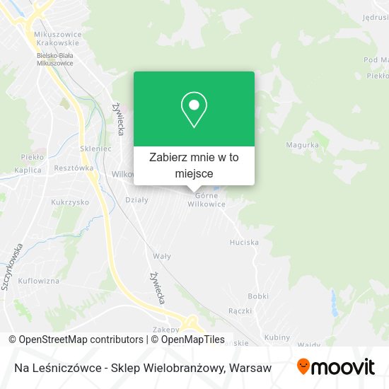 Mapa Na Leśniczówce - Sklep Wielobranżowy