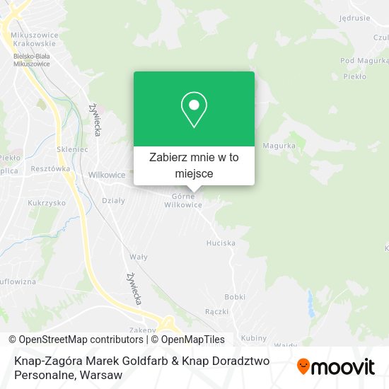 Mapa Knap-Zagóra Marek Goldfarb & Knap Doradztwo Personalne